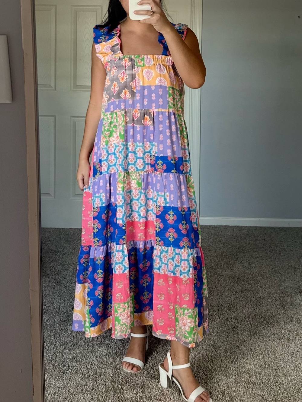 🌸 THML Patchwork Babydoll Dress 🌸